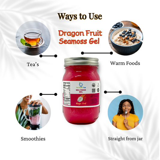 Dragon Fruit Sea Moss Gel 16 oz