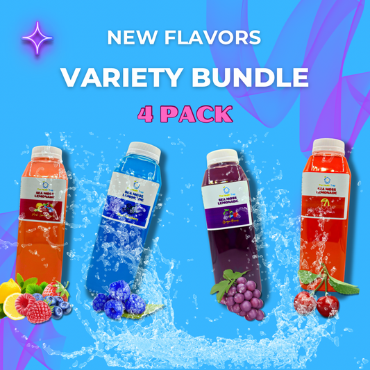 Tropical Sea Moss Drink Variety Bundle 4 Pack