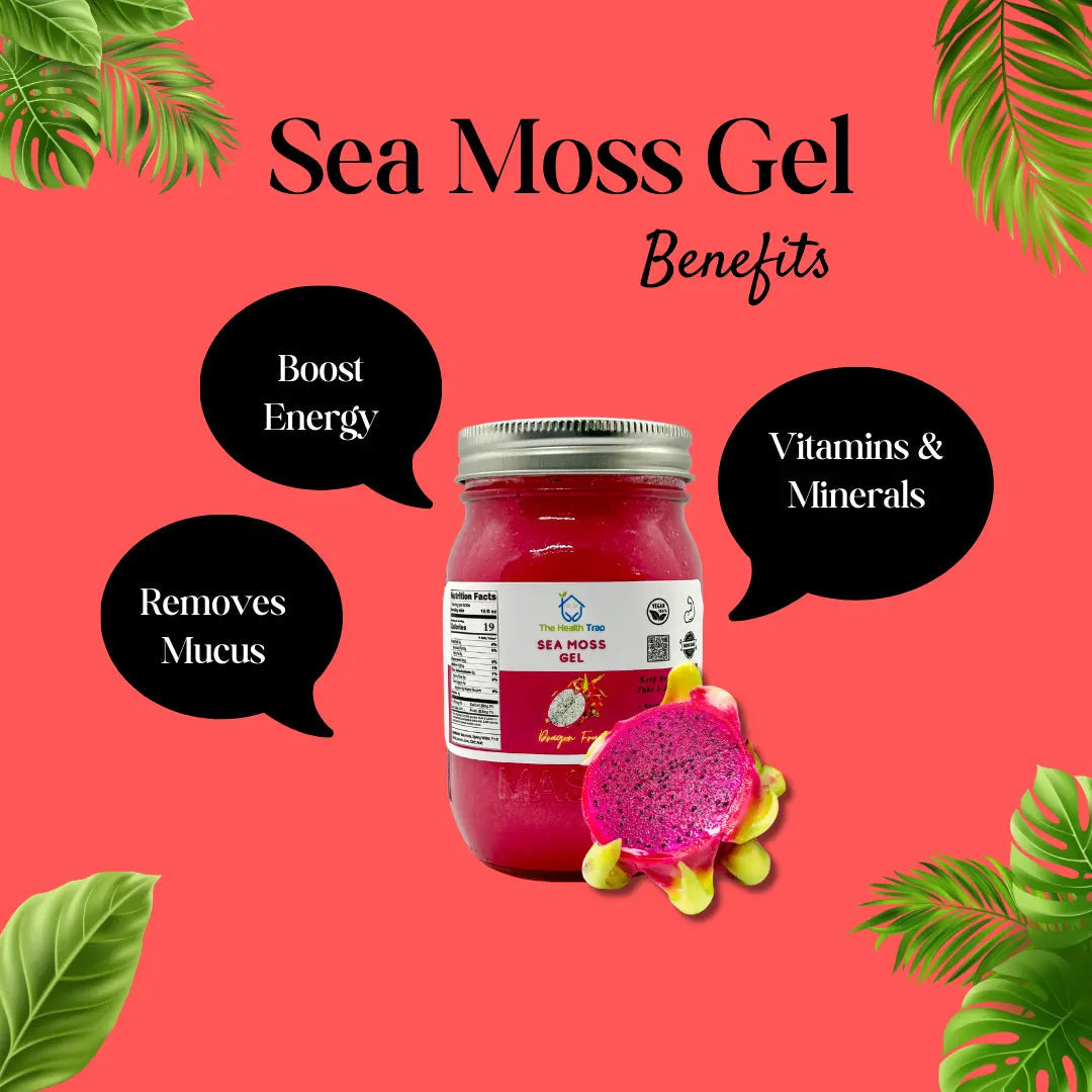 Dragon Fruit Sea Moss Gel 16 oz