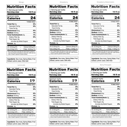 Sea Moss Juice Variety Bundle 6 Pack