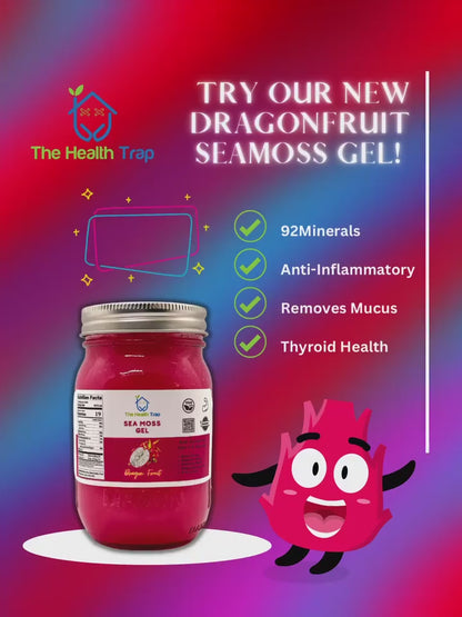 Dragon Fruit Sea Moss Gel 16 oz